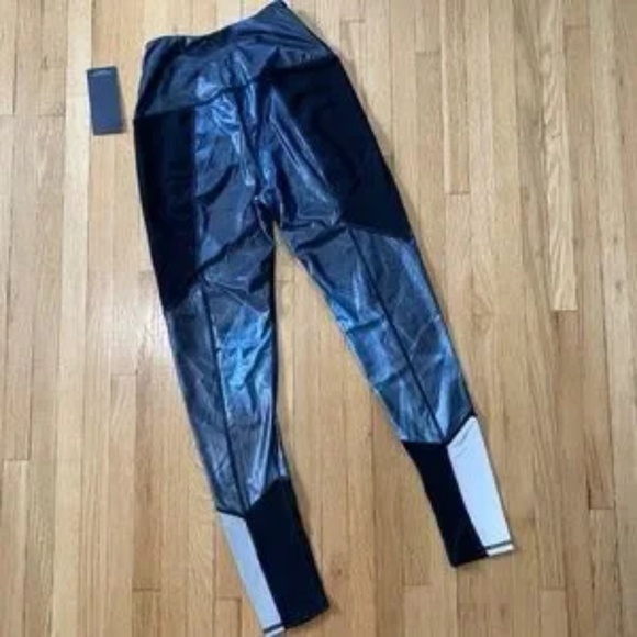 NWT NUX New Heights Canyon Synthetic Leggings Black/Blue Size S - Picture 10 of 12